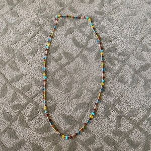 Rainbow stone necklace BRAND NEW NEVER WORN